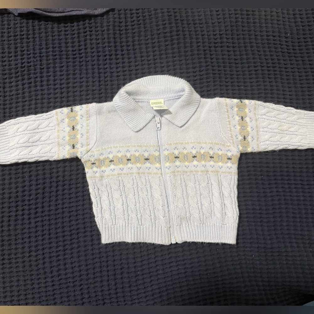 Gymboree Light Blue Knit Cardigan